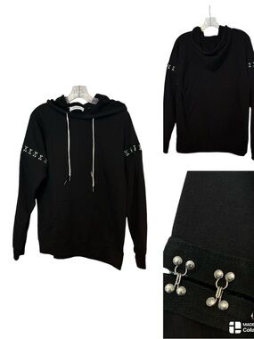 Yigal Azrouel eye hook hoodie